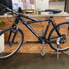 【cannondale DELTA V700チェーン新品！】アルミフレーム　3×7速　26インチMTB ブラックガンメタ cannondale DELTA V700チェーン新品！】アルミフレーム 3×7速 26インチ