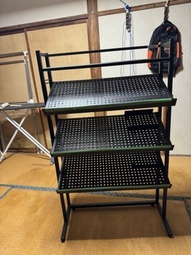 バウヒュッテ/BHS-800G-BK/ゲーム機ディスプレイラック