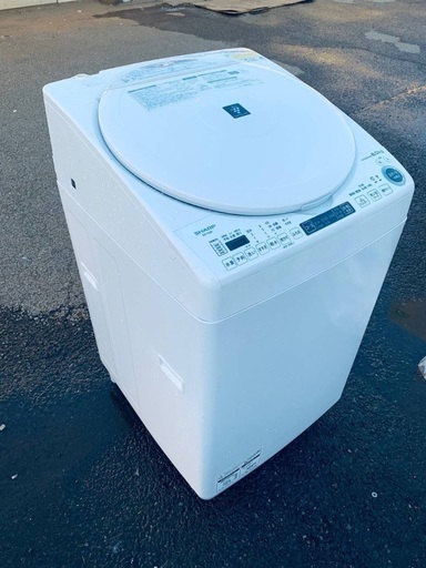 ♦️SHARP 電気洗濯乾燥機  【2022年製  】ES-TX8F-W