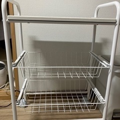 〈受け渡し予定決定〉ニトリ　キッチンワゴン　の画像