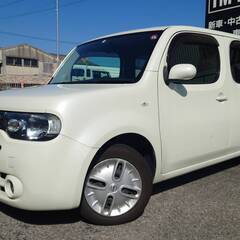 キューブ　平成22年式　走行11,5万キロ　車検受渡