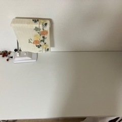 3/14まで　ニトリ　ホワイトデスクの画像