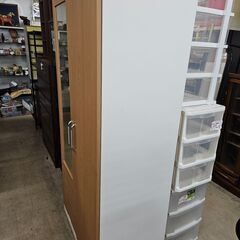 リサイクルショップどりーむ荒田店 No10302　お買い得品‼　収納多数♪　ワードローブ　クローゼット　全身鏡付き♪の画像