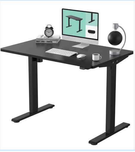 FLEXISPOT 電動式スタンディングデスク　 EG1 セット(足黒＋天板黒)
