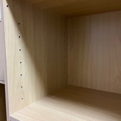 家具 収納家具 木の収納棚 カラーボックスの画像