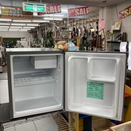 S756 Hisense 1ドア冷蔵庫（46L 右開き）21年製 HR-A42JWS 動作確認済
