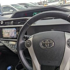 #トヨタ#アクア#ハイブリッド#車検たっぷり#低燃費#ナビTVの画像