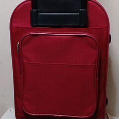 取引決定！　ボンボヤージ　キャリーバック　赤(鍵付き)の画像