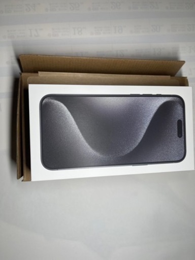 ブラックチタニウム Apple iPhone 15 Pro Max 256gb 新品未開封