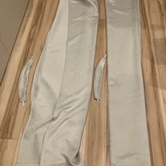 UNICO遮光カーテン　100×178×2枚　レースカーテン付　...