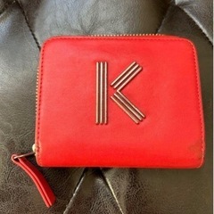 ★KENZO★二つ折り財布★赤★