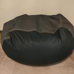 【引取限定】ニトリ　ビーズソファ 体にフィットするソファ　カバー付の画像