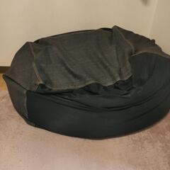 【引取限定】ニトリ　ビーズソファ 体にフィットするソファ　カバー付の画像