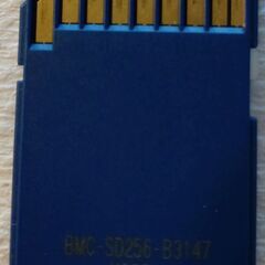 【配送可】SDカード 256メガ(MB)の画像