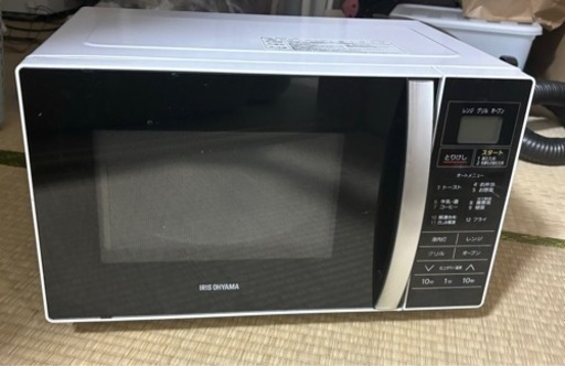 アイリスオーヤマ　オーブンレンジ\u0026カラーボックス