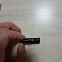 スマホ用　ピンマイク、Cタイプ接続端子(イヤホン)の画像