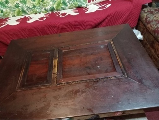 家具 火鉢付きテーブル
