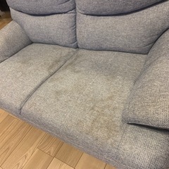 処分前❗️ニトリ ソファ 専用カバー付きの画像