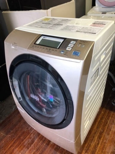 北九州市内配送無料　保証付き　日立 HITACHI BD-S7400R-N [ななめ型ドラム式洗濯乾燥機（9kg） 右開き・シャンパン
