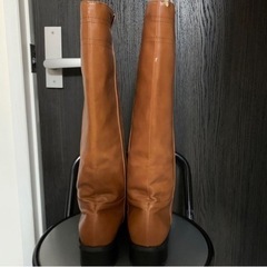 ブラウン　ロングブーツ　Sサイズ　メヌエ　menueの画像