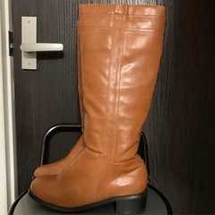 ブラウン　ロングブーツ　Sサイズ　メヌエ　menueの画像