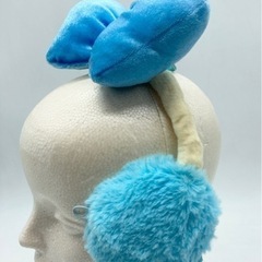 未使用◆長期保管品◆でかリボン◆折りたたみイヤーマフ◆耳当ての画像