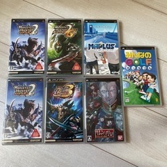 PS3 PSP ジョジョ　モンハン　ゴルフ　マッププラスの画像