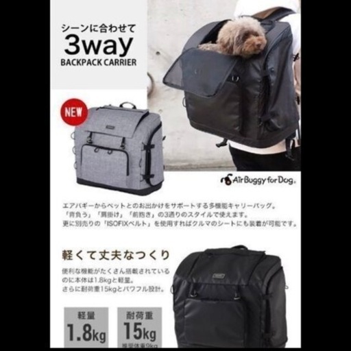 エアバギー3wayリュック　靴/バッグ バッグ リュックサック