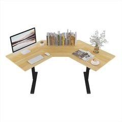 【美品】FLEXISPOT L字型電動昇降式デスクの画像