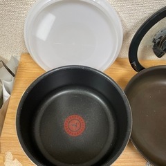 鍋・フライパン6点セット＋蓋の画像