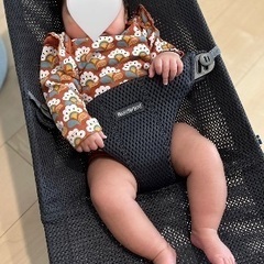 ベビービョルン　バウンサー　ネイビー　メッシュ