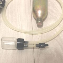熱帯魚　水草用CO2レギュレーターセット　CO2ボンベ付きの画像