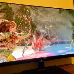 シャープ - AQUOS 4T-C40AJ1／4K HDR／Android TV／40V型 液晶テレビ（純正回転式スタンド＋モニター台）の画像