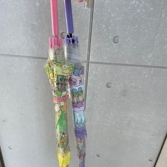 すみっコぐらし　子ども用ビニール傘　2本の画像