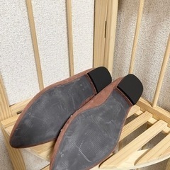 美品ローヒールパンプスSサイズの画像