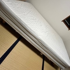 無印良品　セミダブル　ベッドの画像