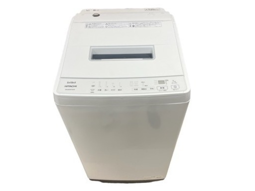動作品 日立 全自動洗濯機 ビートウォッシュ BW-G70H-W 7kg 洗濯機 2022年製