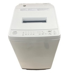 動作品 日立 全自動洗濯機 ビートウォッシュ BW-G70H-W 7kg 洗濯機 2022年製