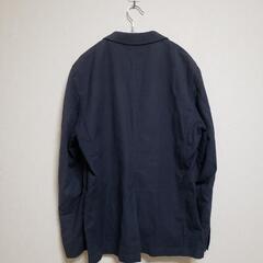 ユニクロ　ブラックテーラードジャケット　シンプル　カジュアル　オールシーズンの画像