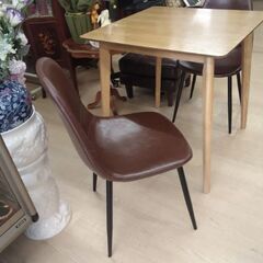 本格ラバーウッド テーブル ダイニングテーブル 無垢 チェア 椅...