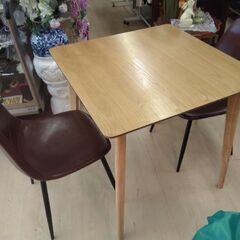 本格ラバーウッド テーブル ダイニングテーブル 無垢 チェア 椅子 テーブル の画像