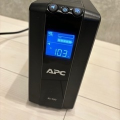 APC RS 400VA Sinewave Battery Backup 100V 無停電電源装置 UPS 400VA/240W の画像