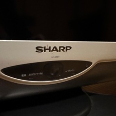 SHARP AQUOS40型(2010年製）リモコン付きの画像