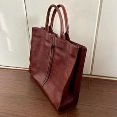 genten(ゲンテン）風味のある本革バッグお譲りします！（割引あり）の画像