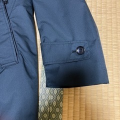 未使用　メンズコート　冬、春もの　黒に近いグリーンの画像