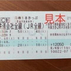 青春18切符　2回分