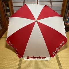ビーチパラソル　(バドワイザー)