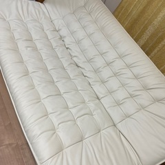 綺麗　ニトリ　Nシールド　ホワイト　ソファーベッド　ソファー　ベ...