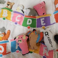 英語　ぬいぐるみ　アルファベット　animal trainの画像