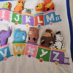 英語　ぬいぐるみ　アルファベット　animal trainの画像